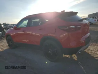 2019 Chevrolet Blazer with VIN 3GNKBHRS8KS669111, listed as a Copart auction lot 83071944 with 15,086 mi miles and Salvage title. Bid and sale history available at DreamBid. Image 2.