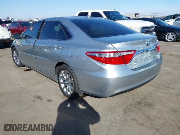 2017 Toyota Camry Hybrid LE with VIN 4T1BD1FKXHU221682, listed as a IAAI auction lot 41555214 with 1 mi miles. Bid and sale history available at carsss.com. Image 3.