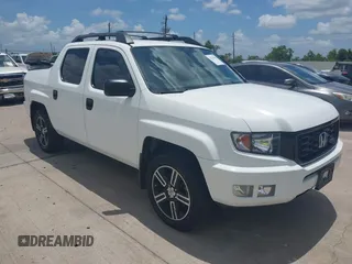 2014 Honda Ridgeline Sport with VIN 5FPYK1F71EB011340, listed as a IAAI auction lot 42741956 with 156,149 mi miles and . Bid and sale history available at DreamBid. Image 1.