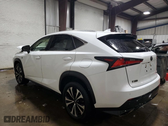 2021 Lexus NX with VIN JTJSARDZ2M2249779, listed as a Copart auction lot 47788925 with 40,491 mi miles and Salvage Title. Bid and sale history available at carsss.com. Image 2.