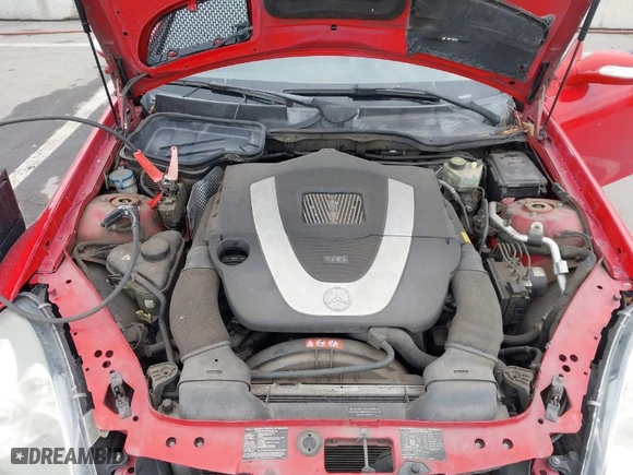 2006 Mercedes-Benz SLK-Class 3.5L with VIN WDBWK56F56F120460, listed as a IAAI auction lot 41651544 with 172,744 mi miles. Bid and sale history available at carsss.com. Image 10.