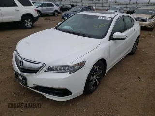 2015 Acura TLX Tech with VIN 19UUB1F5XFA011855, listed as a Copart auction lot 63640592 with 91,546 mi miles. Bid and sale history available at carsss.com. Image 2.