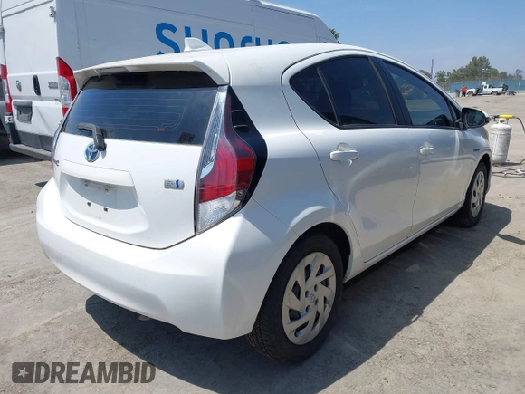 2016 Toyota Prius One with VIN JTDKDTB33G1121440, listed as a IAAI auction lot 42063762 with 72,196 mi miles and . Bid and sale history available at DreamBid. Image 4.