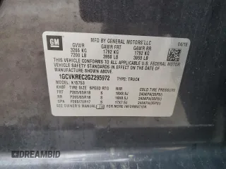 2016 Chevrolet Silverado 1500 LT with VIN 1GCVKREC2GZ295972, listed as a Copart auction lot 52715815 with 112,360 mi miles and Salvage Title. Bid and sale history available at DreamBid. Image 12.