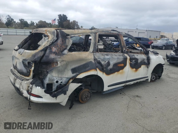 2017 Infiniti QX60 with VIN 5N1DL0MM9HC504011, listed as a Copart auction lot 53063155 with Not Provided miles and Non Repairable. Bid and sale history available at DreamBid. Image 3.