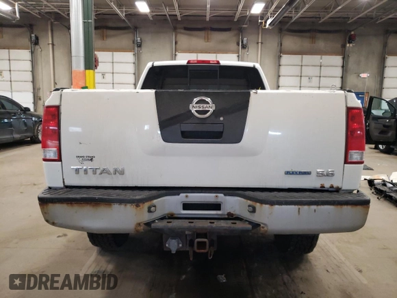 2010 Nissan Titan with VIN 1N6BA0CJ1AN310380, listed as a Copart auction lot 42785105 with 111,663 mi miles and Salvage title. Bid and sale history available at DreamBid. Image 6.