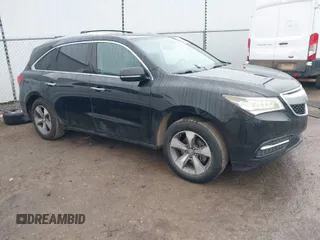 2014 Acura MDX with VIN 5FRYD4H28EB010111, listed as a IAAI auction lot 41529512 with 152,782 mi miles. Bid and sale history available at carsss.com. Image 1.