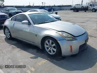 2003 Nissan 350Z Touring with VIN JN1AZ34E93T021887, listed as a IAAI auction lot 42104680 with 152,853 mi miles. Bid and sale history available at carsss.com. Image 1.