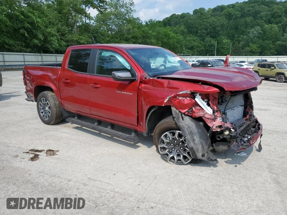 2024 Chevrolet Colorado 4WD LT z VIN 1GCPTCEK6R1208103, wystawiony jako Copart lot #59491475 z przebiegiem 2 301 mil mil oraz Szkoda całkowita • Salvage title. Historia ofert i sprzedaży dostępna na DreamBid. Obrazek 4.