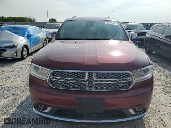 2018 Dodge Durango Citadel Anodized Platinum with VIN 1C4SDJET0JC254264, listed as a Copart auction lot 59706235 with 153,458 mi miles and Clean title. Bid and sale history available at DreamBid. Image 5.