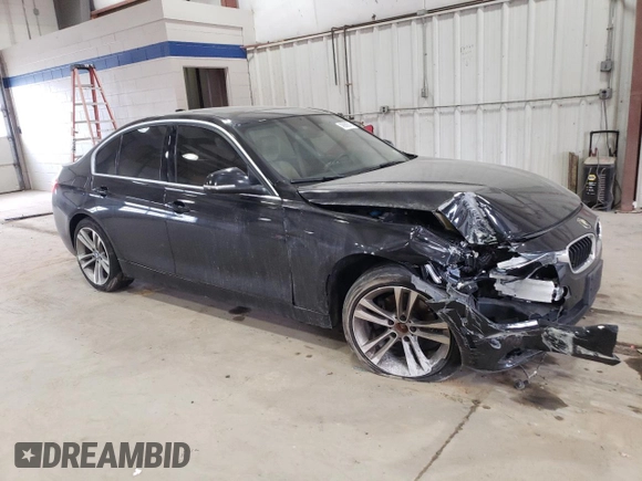 2017 BMW 3 Series 330i xDrive with VIN WBA8D9G30HNU65773, listed as a Copart auction lot 46899315 with 76,949 mi miles and Salvage Title. Bid and sale history available at carsss.com. Image 4.