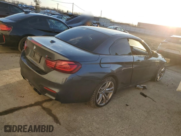 2016 BMW M4 with VIN WBS3U9C56GP968823, listed as a Copart auction lot 42912505 with 62,996 mi miles and Salvage Title. Bid and sale history available at carsss.com. Image 3.