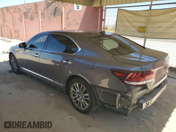 2014 Lexus LS 460 L with VIN JTHGL5EF8E5052422, listed as a Copart auction lot 69878164 with 163,153 mi miles and Salvage title. Bid and sale history available at DreamBid. Image 2.