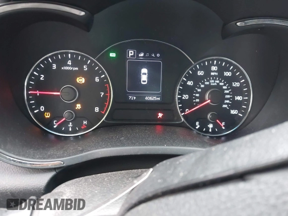 2018 Kia Forte LX with VIN 3KPFL4A72JE220107, listed as a IAAI auction lot 41541550 with 40,625 mi miles and . Bid and sale history available at DreamBid. Image 7.