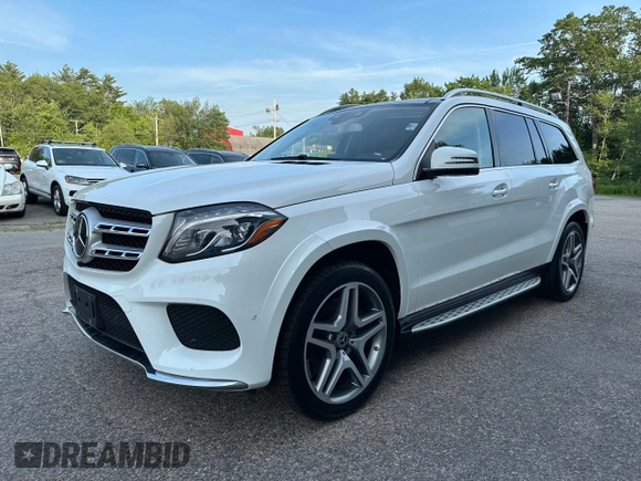 2018 Mercedes-Benz GLS 550 with VIN 4JGDF7DE4JA999468, listed as a Copart auction lot 62771725 with 164,613 mi miles and Clean title. Bid and sale history available at DreamBid. Image 2.