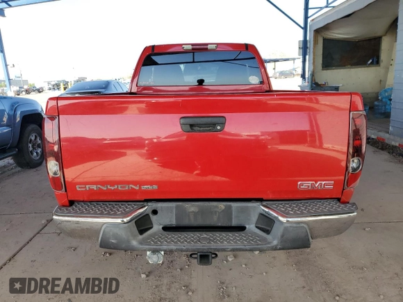 2005 GMC Canyon SLE Z71 with VIN 1GTDS196158130323, listed as a Copart auction lot 78646804 with 0 mi miles and Salvage Title. Bid and sale history available at carsss.com. Image 6.