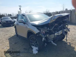 2025 Lexus NX with VIN 2T2GGCEZ0SC073778, listed as a IAAI auction lot 41722618 with 2,929 mi miles. Bid and sale history available at carsss.com. Image 1.