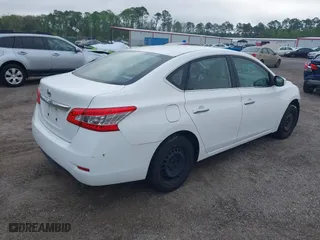 2015 Nissan Sentra S with VIN 3N1AB7AP0FY362351, listed as a IAAI auction lot 41934355 with 139,042 mi miles. Bid and sale history available at carsss.com. Image 4.