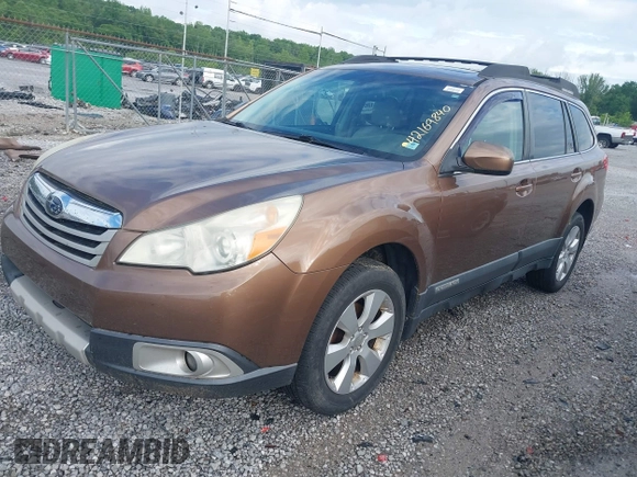 2011 Subaru Outback 2.5i Limited Pwr Moon with VIN 4S4BRBKC8B3320374, listed as a IAAI auction lot 42169840 with 186,580 mi miles. Bid and sale history available at carsss.com. Image 2.