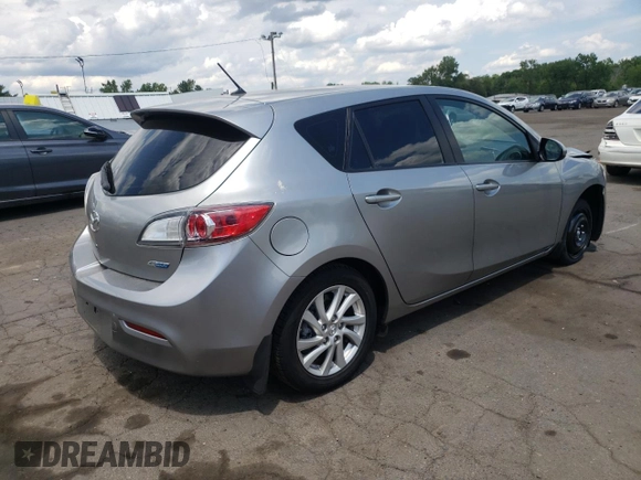 2012 Mazda 3 i Touring with VIN JM1BL1L8XC1639170, listed as a Copart auction lot 63793085 with 70,904 mi miles and Salvage title. Bid and sale history available at DreamBid. Image 3.