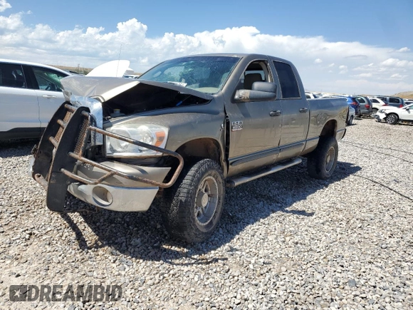 2007 Dodge Ram 2500 SLT with VIN 3D7KS28CX7G755360, listed as a Copart auction lot 66361254 with 0 mi miles and Salvage Title. Bid and sale history available at carsss.com. Image 1.