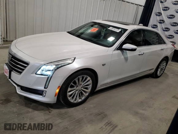 2017 Cadillac CT6 Plug-In RWD with VIN LREKK5RX7HA056069, listed as a Copart auction lot 50103895 with 75,393 mi miles and Clean title. Bid and sale history available at DreamBid. Image 1.