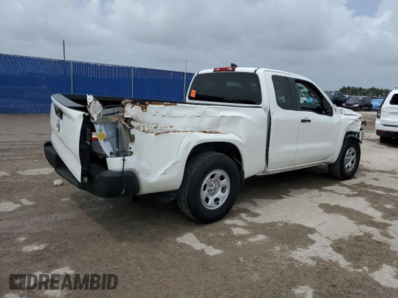 2024 Nissan Frontier S with VIN 1N6ED1CL8RN640752, listed as a Copart auction lot 62077035 with 14,425 mi miles and Salvage title. Bid and sale history available at DreamBid. Image 3.