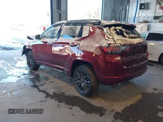2022 Jeep Compass High Altitude with VIN 3C4NJDCB9NT202983, listed as a IAAI auction lot 41216305 with 27,807 mi miles and . Bid and sale history available at carsss.com. Image 3.