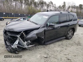 2023 Lexus LX 600 Luxury z VIN JTJGB7CX9P4029247, wystawiony jako Copart lot #44834175 z przebiegiem 22 904 mil mil oraz Szkoda całkowita • Salvage title. Historia ofert i sprzedaży dostępna na DreamBid. Obrazek 1.