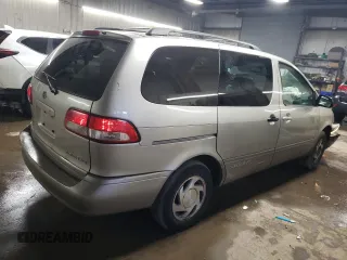 2002 Toyota Sienna LE with VIN 4T3ZF13C02U446097, listed as a Copart auction lot 77127844 with 182,873 mi miles and Salvage Title. Bid and sale history available at carsss.com. Image 3.