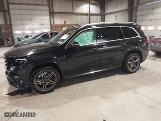 2024 Mercedes-Benz GLS with VIN 4JGFF5KE7RB223406, listed as a IAAI auction lot 41274448 with 1,627 mi miles. Bid and sale history available at carsss.com. Image 2.