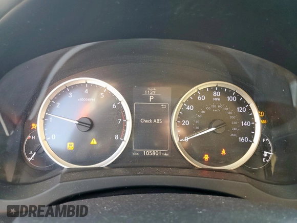 2014 Lexus IS 250 with VIN JTHCF1D2XE5013649, listed as a Copart auction lot 63593775 with 105,801 mi miles and Clean title. Bid and sale history available at DreamBid. Image 9.
