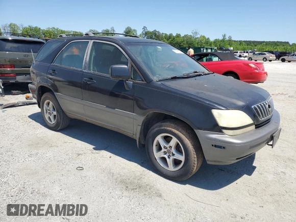 2002 Lexus RX 300 with VIN JTJGF10U620146876, listed as a Copart auction lot 55066585 with 0 mi miles and Clean Title. Bid and sale history available at carsss.com. Image 4.
