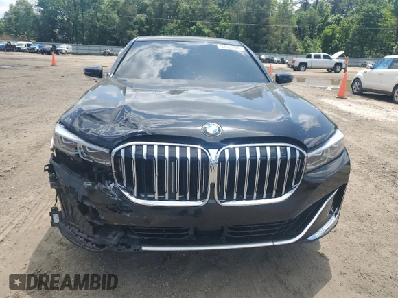 2022 BMW 7 Series 740i with VIN WBA7T2C06NCJ48203, listed as a Copart auction lot 54183325 with Not provided miles and Salvage title. Bid and sale history available at DreamBid. Image 5.