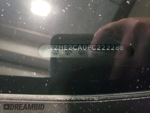 2023 Volkswagen Atlas SE с VIN 1V2HE2CA0PC222288, выставлен на аукционе Copart как лот 57166165 с пробегом 18 142 миль миль и Списание • Salvage title. История ставок и продаж доступна на DreamBid. Изображение 13.