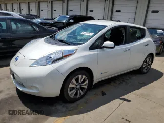 2015 Nissan LEAF SV with VIN 1N4AZ0CP0FC315123, listed as a Copart auction lot 61281063 with 47,962 mi miles. Bid and sale history available at carsss.com. Image 1.