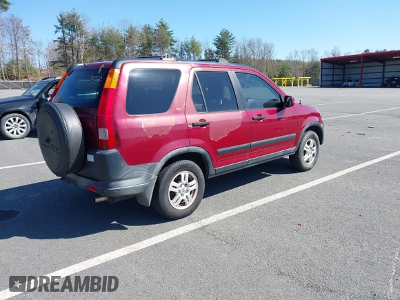 2002 Honda CR-V EX with VIN JHLRD78802C059259, listed as a IAAI auction lot 42011003 with 162,092 mi miles. Bid and sale history available at carsss.com. Image 4.
