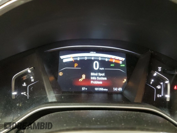 2017 Honda CR-V EX-L with VIN 2HKRW1H87HH507479, listed as a Copart auction lot 48202485 with 101,358 mi miles and Salvage Title. Bid and sale history available at carsss.com. Image 9.