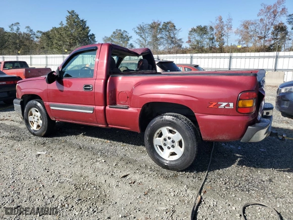 2005 Chevrolet Silverado 1500 Z71 with VIN 1GCEK14T85Z308644, listed as a Copart auction lot 78056654 with 107,398 mi miles and Salvage Title. Bid and sale history available at carsss.com. Image 2.