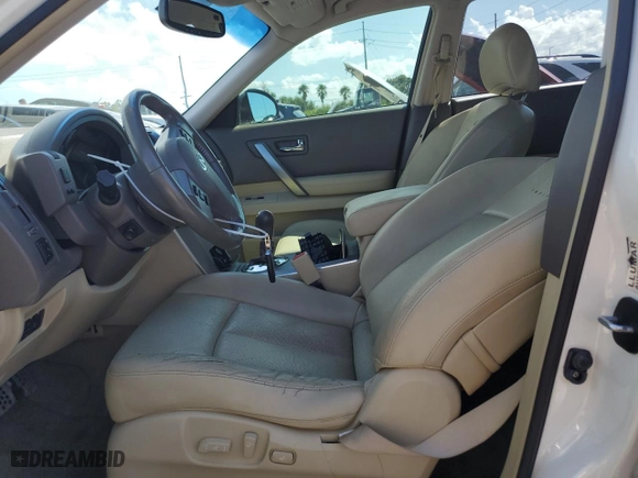 2008 Infiniti FX35 with VIN JNRAS08U28X102344, listed as a Copart auction lot 73819434 with 0 mi miles and Salvage Title. Bid and sale history available at carsss.com. Image 7.