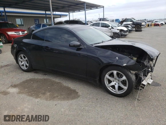 2006 Infiniti G35 with VIN JNKCV54E36M710821, listed as a Copart auction lot 46553605 with 146,163 mi miles and Salvage Title. Bid and sale history available at carsss.com. Image 4.