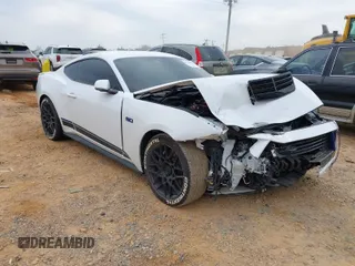 2024 Ford Mustang GT with VIN 1FA6P8CF1R5428590, listed as a IAAI auction lot 41791699 with 9,728 mi miles. Bid and sale history available at carsss.com. Image 1.