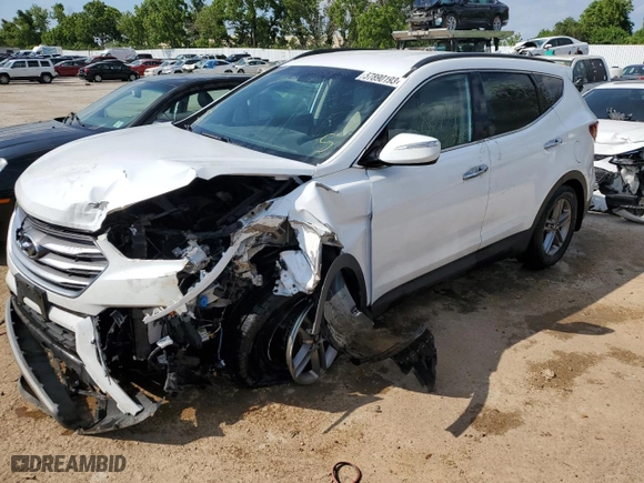 2018 Hyundai Santa Fe Sport 2.4L with VIN 5NMZUDLB6JH097111, listed as a Copart auction lot 57890193 with NaN miles and Salvage Title. Bid and sale history available at carsss.com. Image 1.