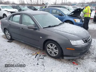 2006 Saab 9-3 with VIN YS3FD49Y261023399, listed as a IAAI auction lot 41393831 with 201,102 mi miles. Bid and sale history available at carsss.com. Image 1.