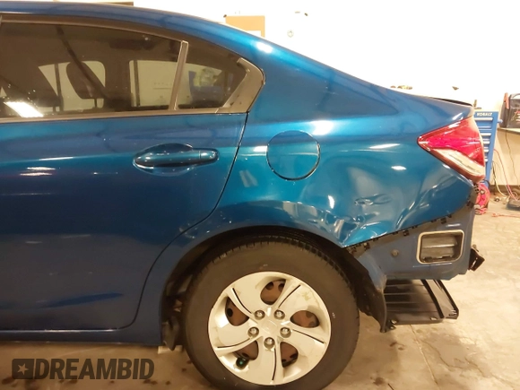 2015 Honda Civic Sedan LX with VIN 2HGFB2F51FH558237, listed as a IAAI auction lot 41986522 with 122,414 mi miles. Bid and sale history available at carsss.com. Image 18.