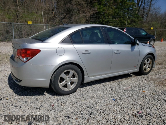 2014 Chevrolet Cruze 1LT with VIN 1G1PC5SB7E7138336, listed as a Copart auction lot 53772415 with 134,024 mi miles and Salvage Title. Bid and sale history available at carsss.com. Image 3.