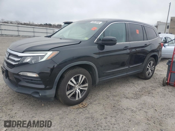 2016 Honda Pilot EX-L with VIN 5FNYF6H55GB053423, listed as a Copart auction lot 50523045 with 155,959 mi miles and Salvage Title. Bid and sale history available at carsss.com. Image 1.