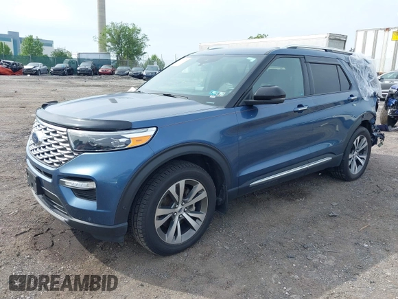 2020 Ford Explorer Platinum with VIN 1FM5K8HC2LGB50194, listed as a IAAI auction lot 42326070 with 68,444 mi miles and . Bid and sale history available at DreamBid. Image 2.