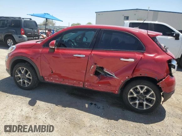 2016 FIAT 500X Trekking with VIN ZFBCFYCT3GP339520, listed as a Copart auction lot 57716325 with Not provided miles and Salvage title. Bid and sale history available at DreamBid. Image 2.