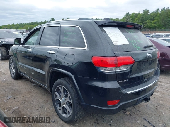 2019 Jeep Grand Cherokee High Altitude with VIN 1C4RJFCG2KC591143, listed as a IAAI auction lot 42274186 with 41,601 mi miles and . Bid and sale history available at DreamBid. Image 15.